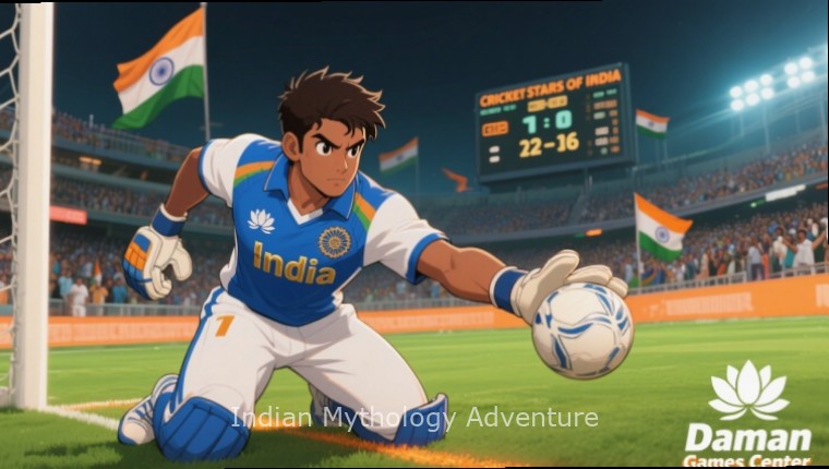 Indian Mythology Adventure - Divine Characters Indian Mythology Adventure character selection screen featuring various gods and heroes